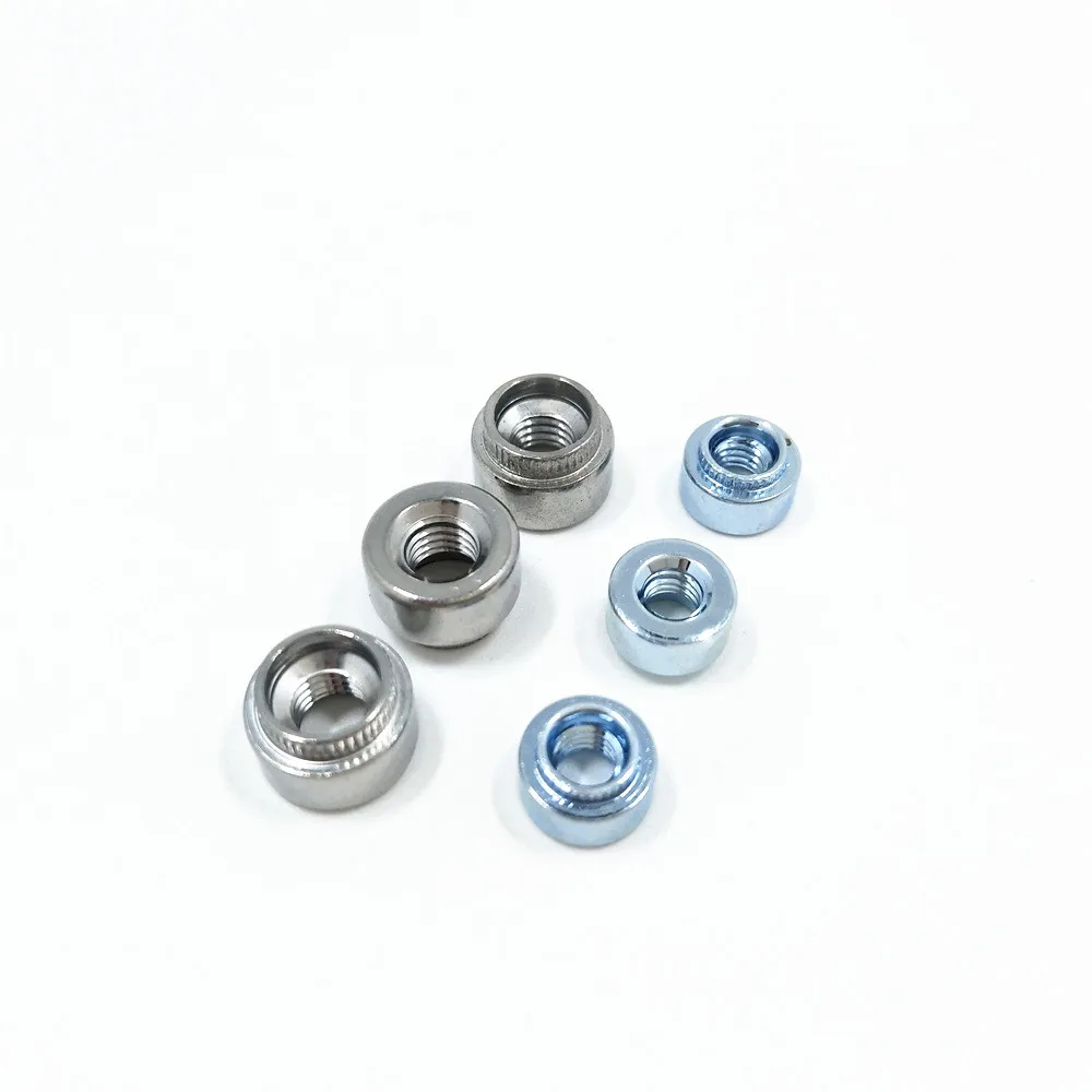 stainless steel PEM standard Z, ZS, NZ, NZS Knurled Head Self Clinching press fit nuts