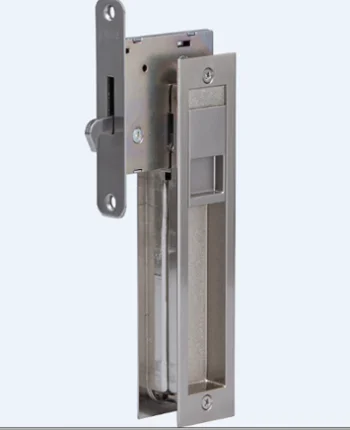 (Privacy Lock type) Sliding TS Hook Matte Black bedroom door hidden automatic lock