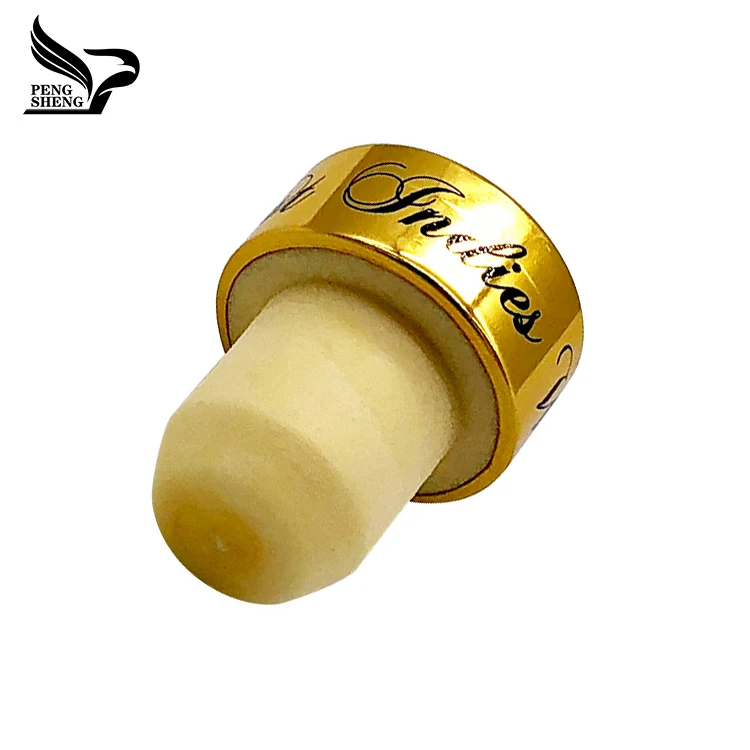 
Factory customized T shape aluminum cap synthetic cork bottle cap suppliers 