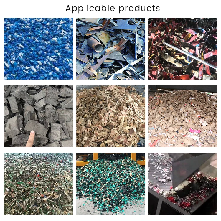 Medium size Scrap metal shredder Scrap metal shredder double shaft shredder