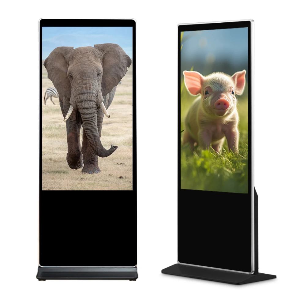 hot-selling vertical electronic advertising machine video wall panel indoor pixel programmable led display screen for glass