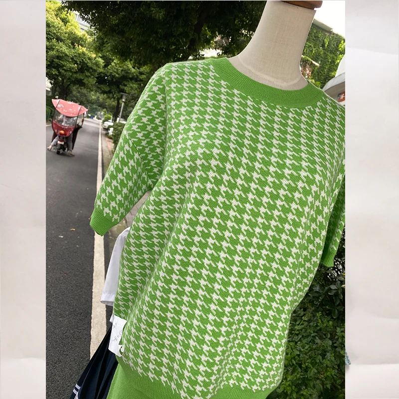 Basic Knit turtleneck Women T Shirt Summer Spring Ribbed Cotton Pullover Tops Soft Female Short Sleeves T shirt