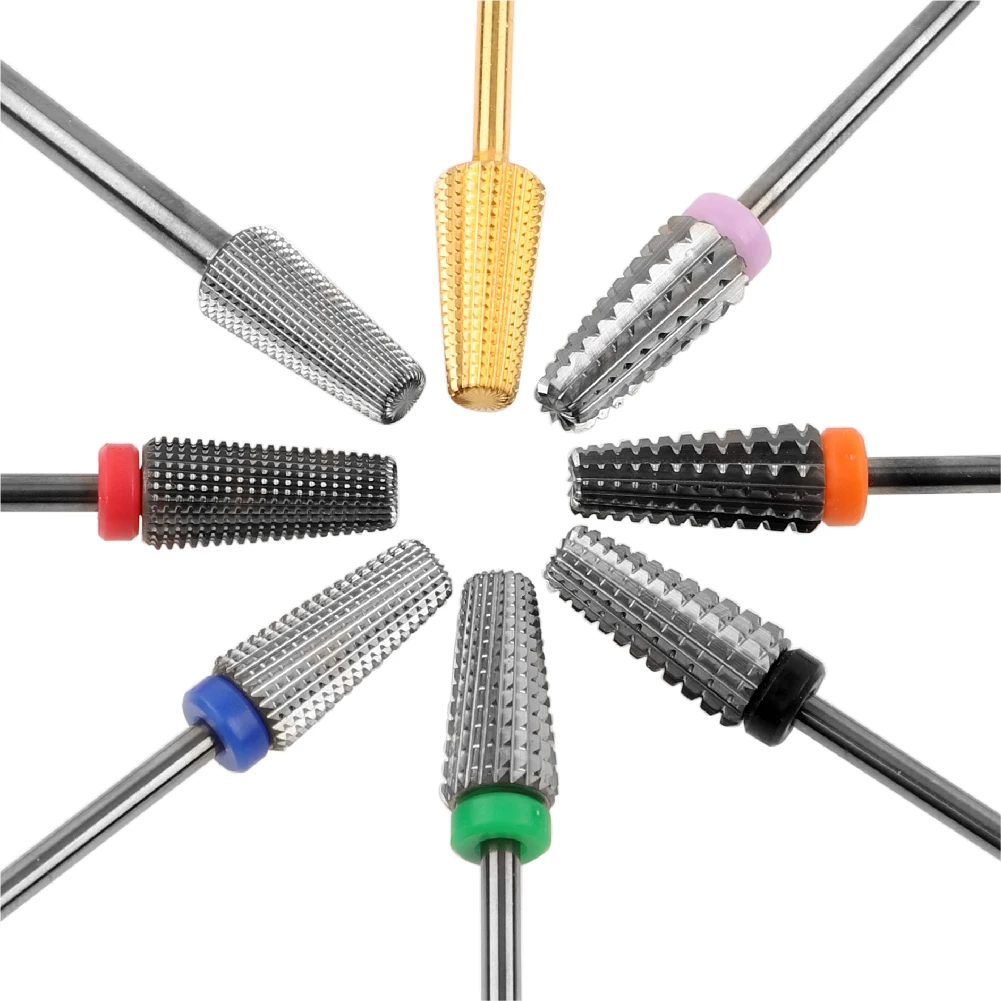 Premium OEM Factory Professional 3/32 Tapered 5 In 1 Nails Drill Bit For Dip Powder Removing