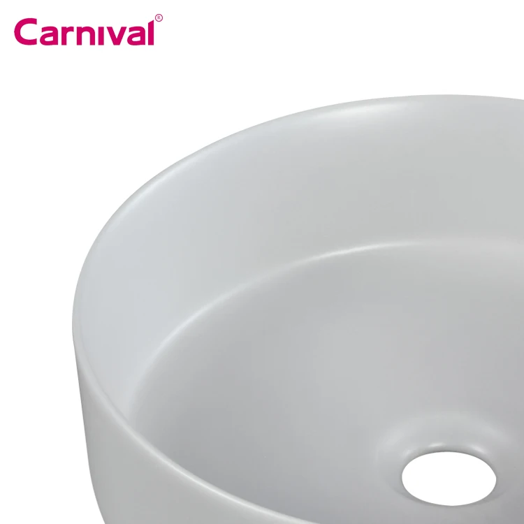 Round shape wc washroom countertop sink table top wash hand vessel lavabo basin bathroom ceramic art wash basins bowl for hotel