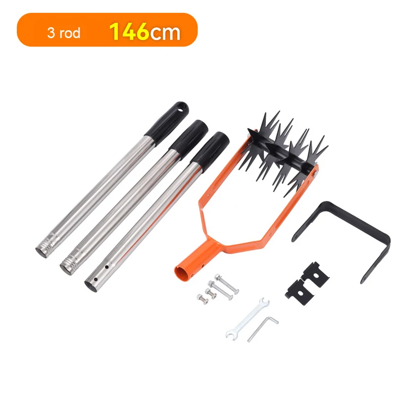 Rotary tiller Rotary tillage two-in-one tool Soil cultivator Weeding loosening soil turning garden tool