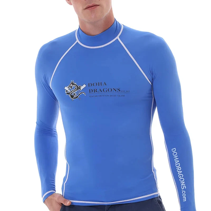 High Quality OEM Custom Printed Rashguard Sportswear Surf Lycra Shirt