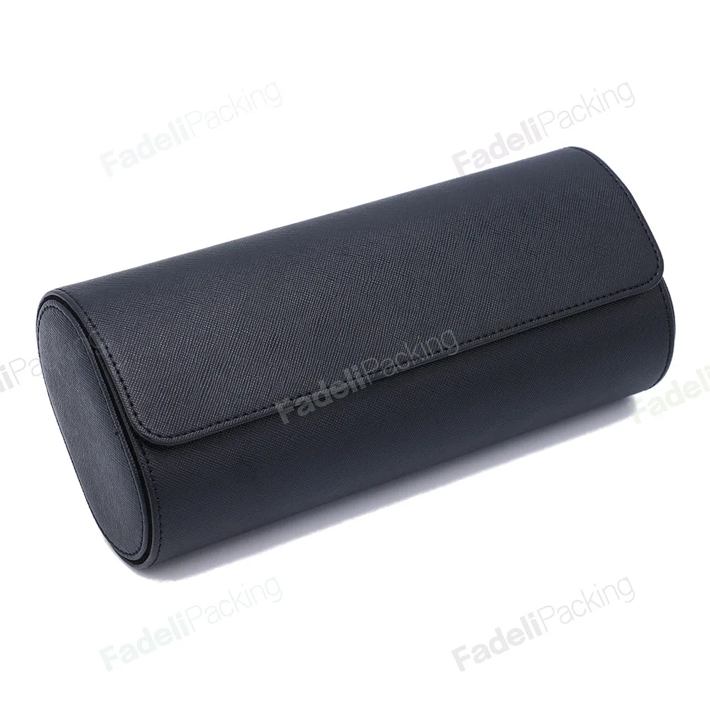 Лидер продаж, дорожная портативная кожаная коробка для часов, упаковочная коробка для часов