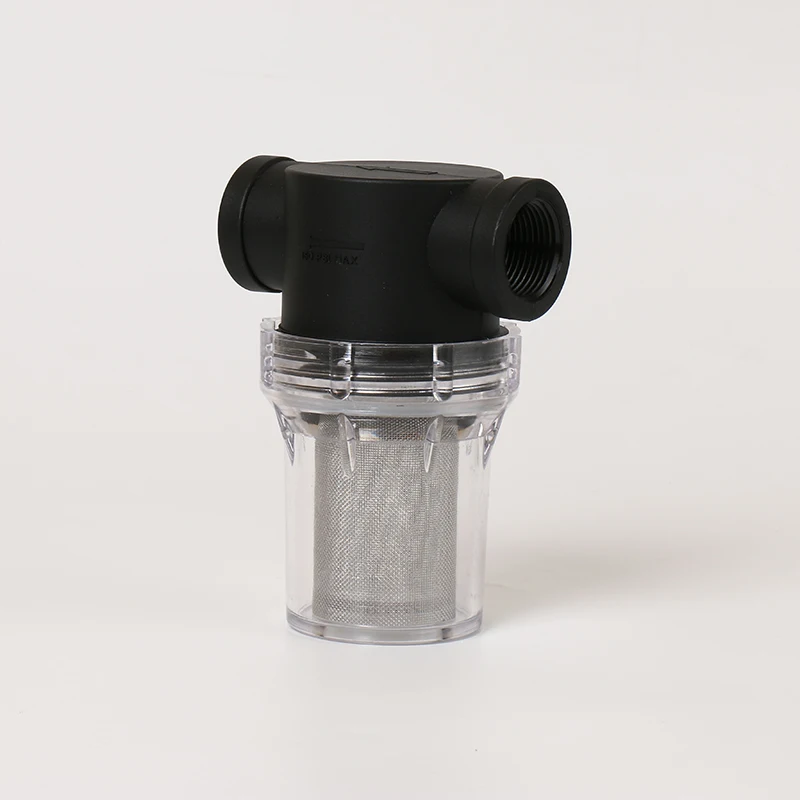 Customized color 3 / 4 inch water strainer garden hose inlet filter water purifier