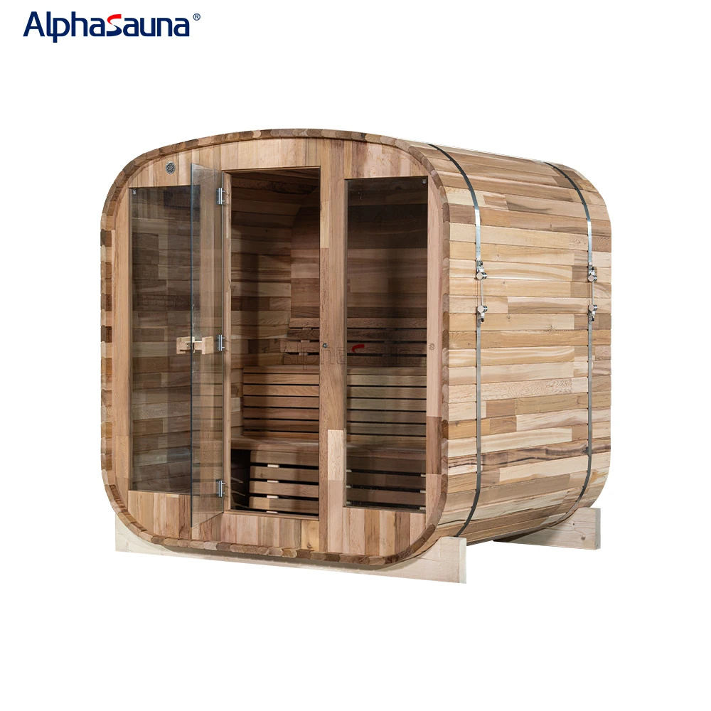 Outdoor Sauna With Panoramic Glass Thermal Life