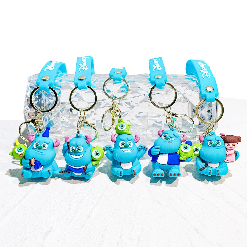 Мультяшный Монстр университет милый маленький Подарочный Брелок с большими глазами сумка сзади кулон аниме брелок милый брелок