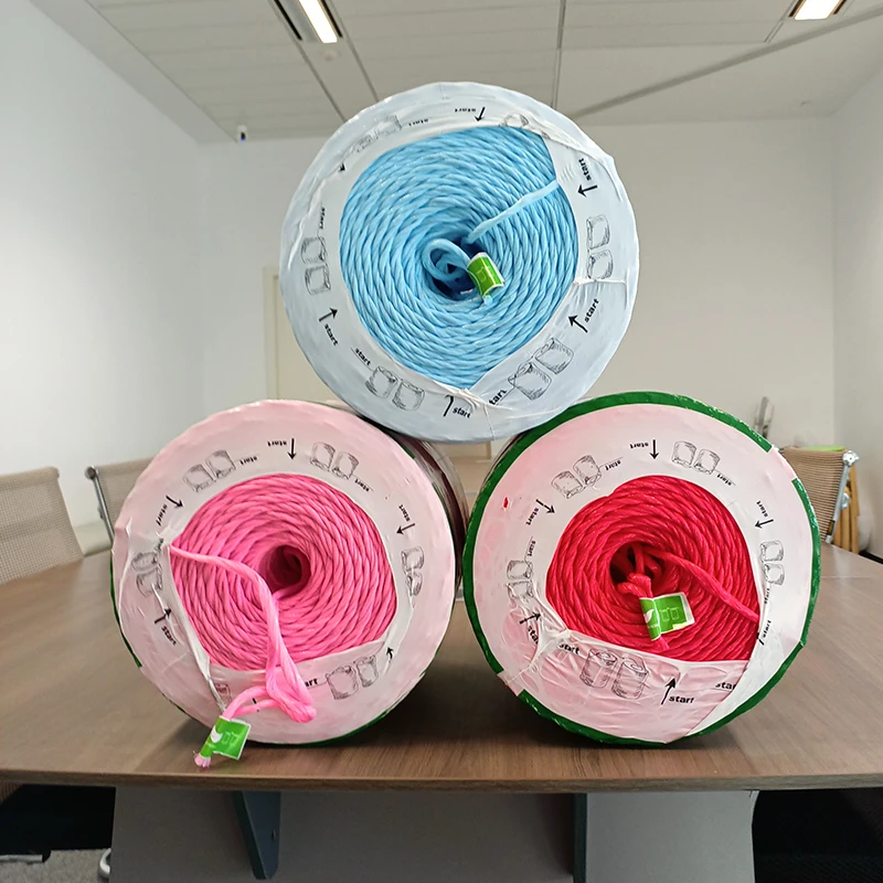 UV-resistance Polypropylene Cord Customized Length PP Hay Baler Twine for Alfalfa Hay Packing and Binding
