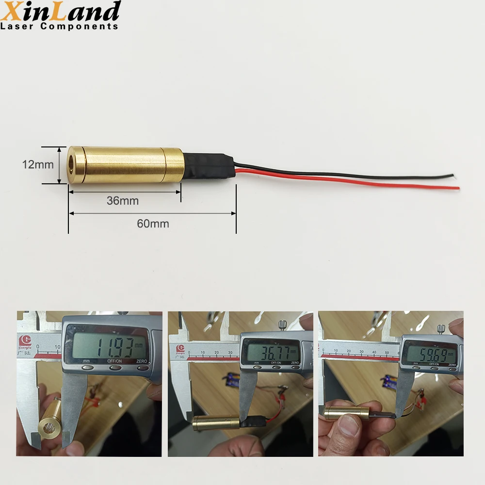 XinLand Green Line Laser Module 520nm 5mw Mini Laser Diode Module Dot Line Crosshair Laser Diode