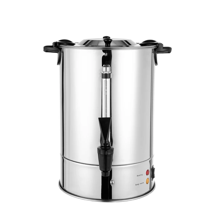 110V/220V Electric Catering Stainless Steel Hot Water Boiler Tea Coffee Urn Coffee Maker Machine