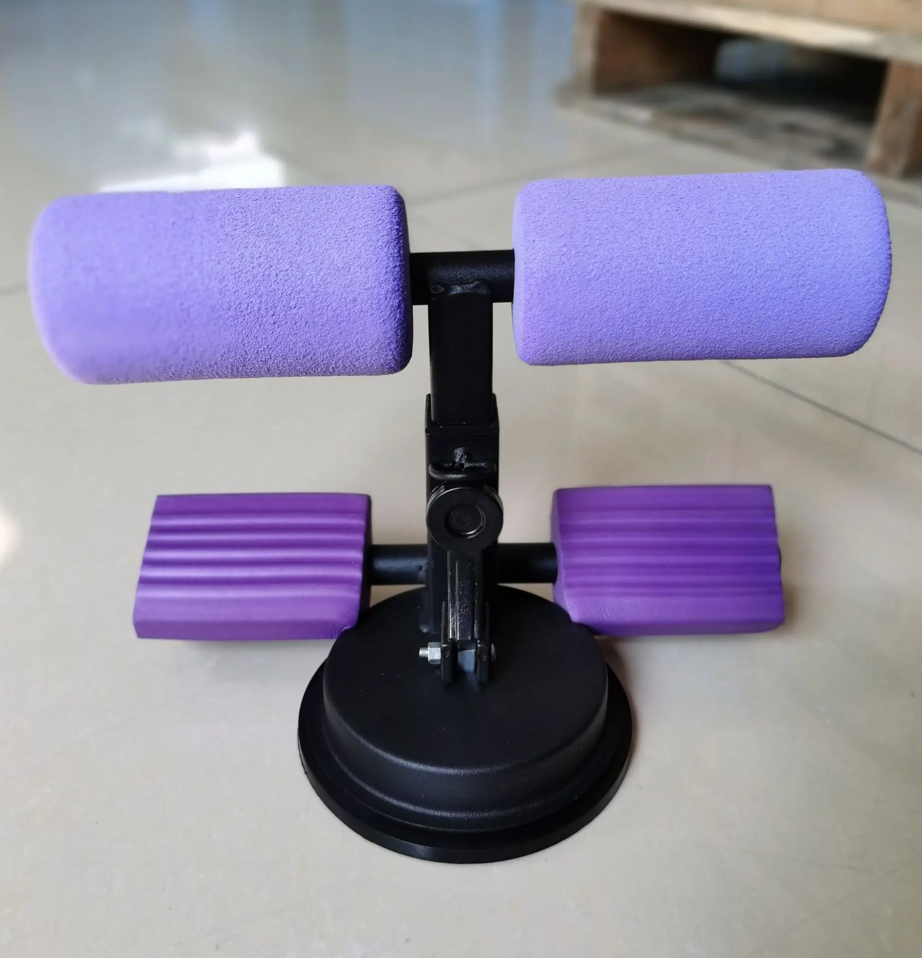 Body building sit up bar  fitness sit up assistant  AB workouts Master Foot Holder With Suction Sit Up Machine