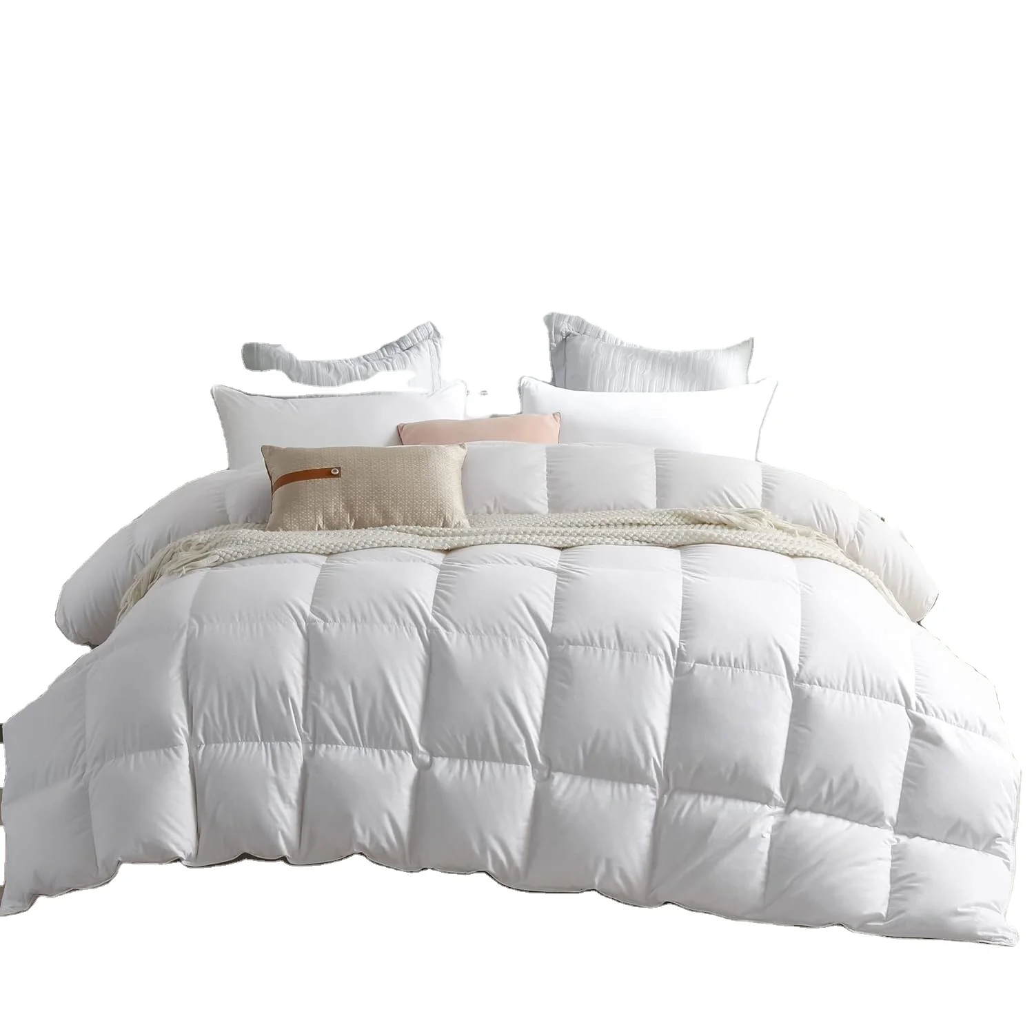 Пуховое одеяло из гусиного пера Роскошное Одеяло для лучшего качества отеля очень теплое и уютное противоаллергенное с индивидуальным размером