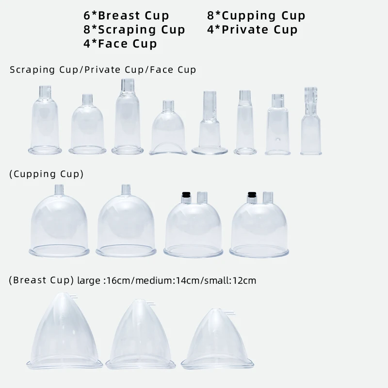 Big Size Butt Lifting Vacuum Machine Breast Enlarge Buttocks Lift Electric Pump Vacuum Cup Butt Lift Machine Vacuum