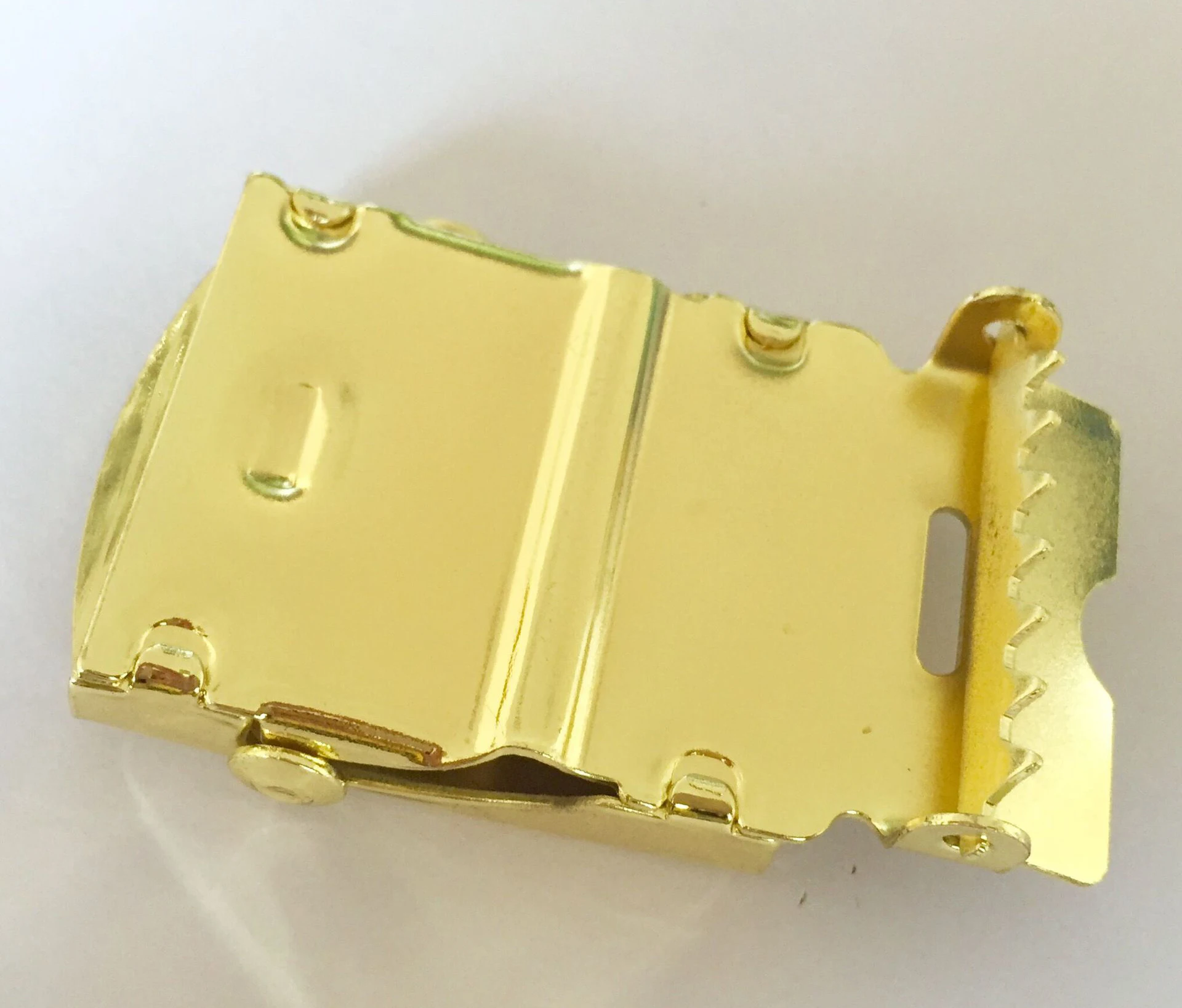 Excellent quality unique design Gold color metal belt buckle accessories adjust belt fastener copper buckle 20-50mm