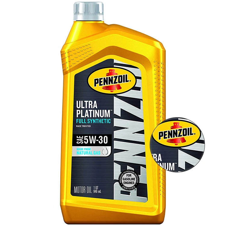 PENNZOIL ULTRA PLATINUM  FULL SYNTHETIC 5W-30 Motor Oil,1 QUART  ( Pack Of 6)