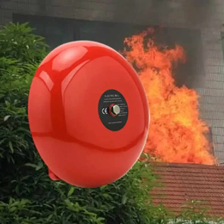 8 inch 85dB/m fire alarm bell ring outdoor sound electric school