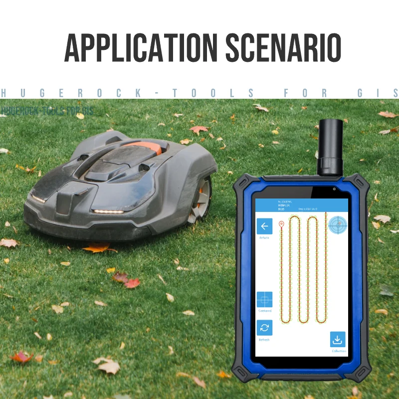 HUGEROCK G71F 16gb 64gb Android 2200 nit 10000mAh Software Rtk Gnss Vrtk obd gps 7 Inch Industrial  Pc  rugged tablet