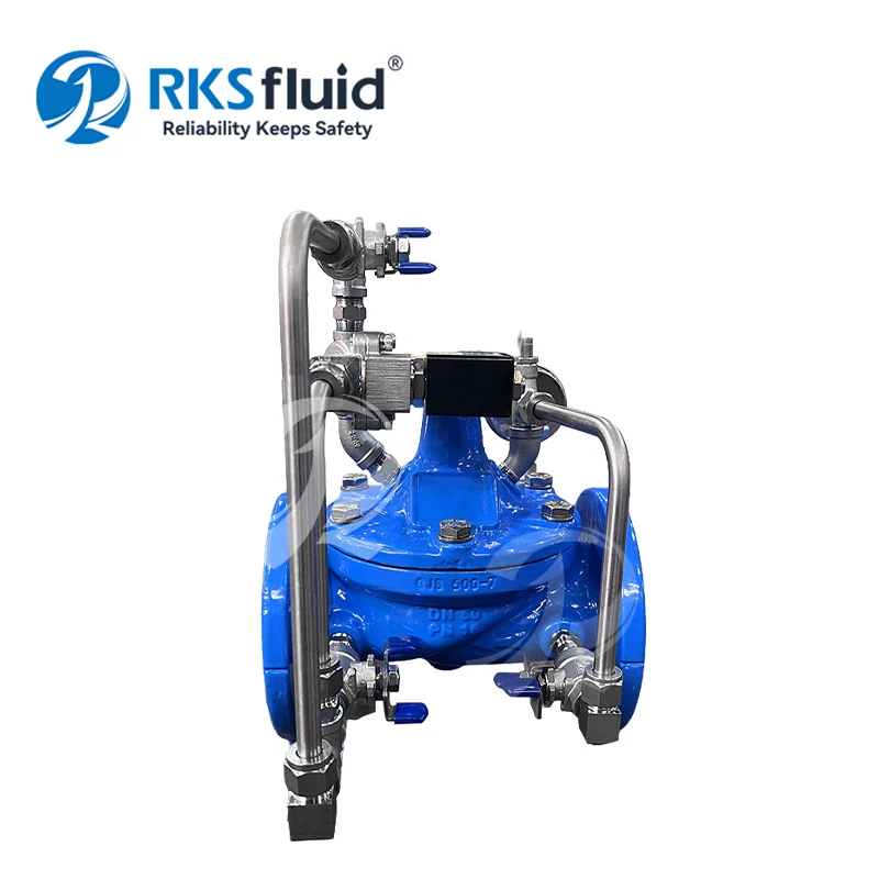 PRV Valve Supplier DN50 PN16 Ductile Cast Iron Water Flange Automatic Hydraulic Solenoid Control Valve