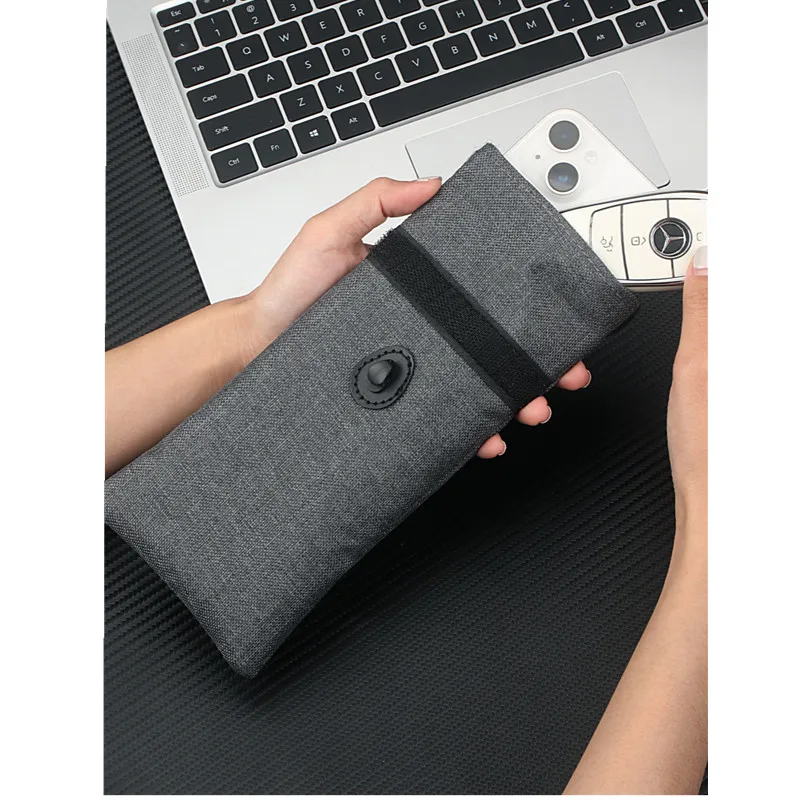 Mobile phone signal blocker Bag Jammer Anti-Radiation Shield Signal Blocker Pouch For iphone 15 Pro 14 13 12 11.