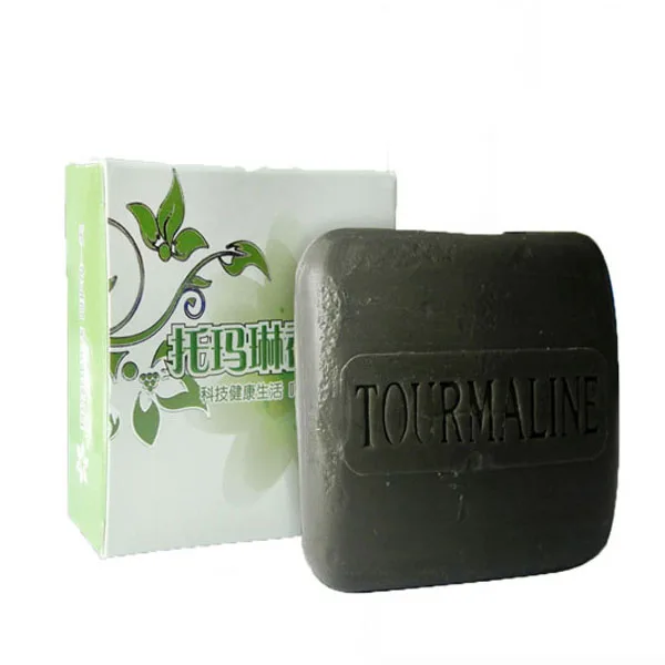  Tourmaline bar facial and body beauty soap anti-bacterial