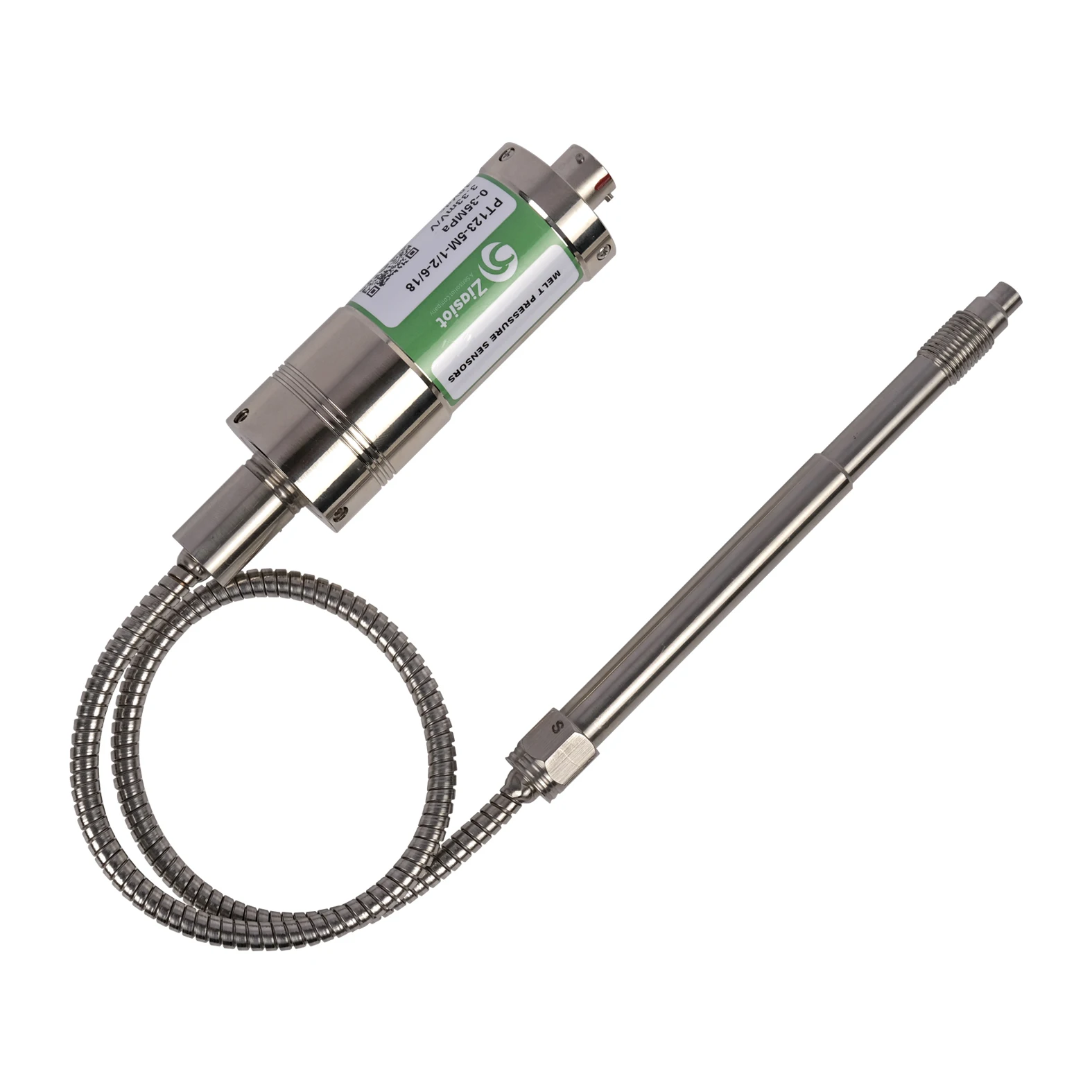 Ziasiot Low cost melt pressure sensor 0mpa-250mpa plastic medical food extruder high temperature melt pressure transducer