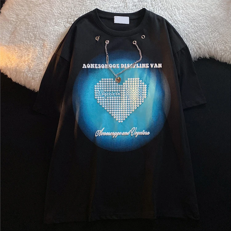 Manufacturer Custom Y2K Oversized 260 Gsm Pour Hommes Graphic Foam Machine T Shirt Men Tshirt For 3D Puff Print T-Shirts