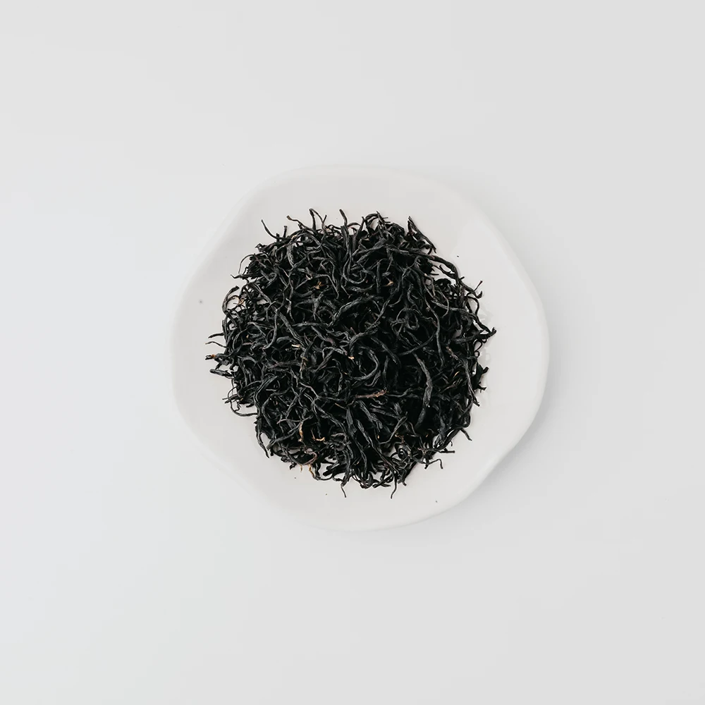 
Premium Quality Pure Black Maofeng Tea Vacuum Packing Organic Dried Loose Leaf Tea 