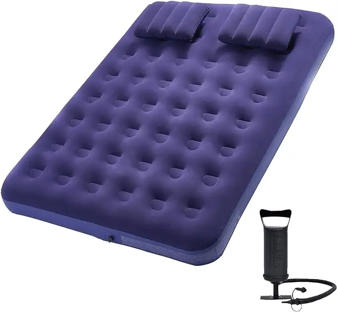 Factory Price Portable Inflatable Mattress Air Cushion Bed Inflatable Bed With Pump And Pillows For Outdoor Camping