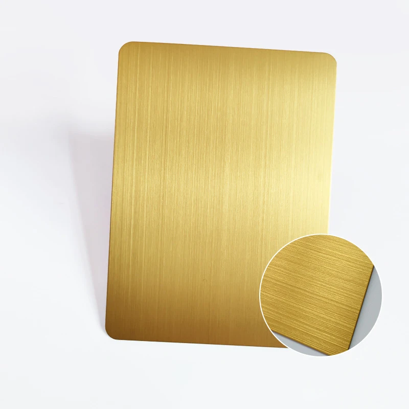 2022  acero inoxidable 4 x 8 ft hairline brushed gold 304 decorativestainless steel coil and sheet