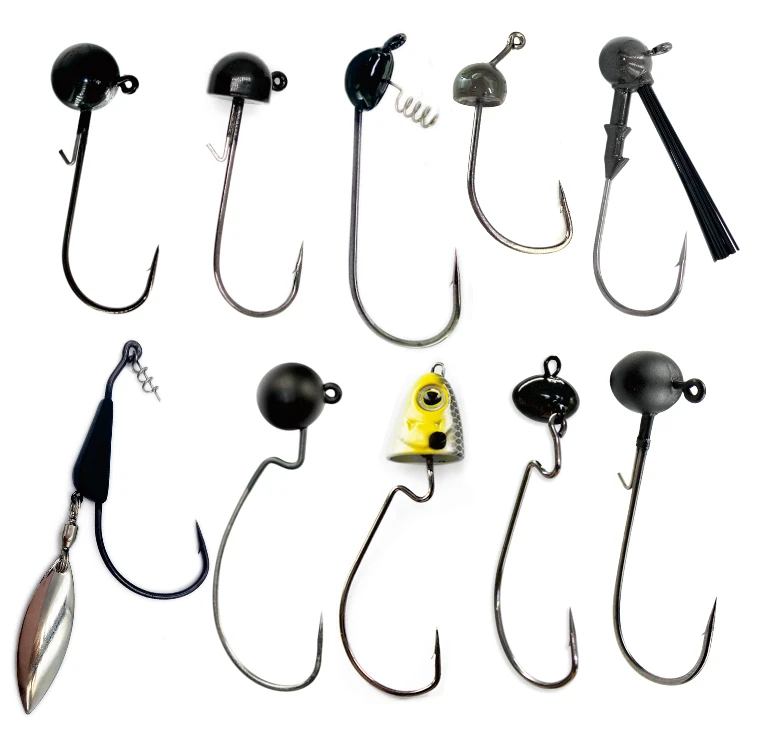 China Factory Vike Wholesale Custom Manufacture Various Sizes And Colors Tungsten Jig Head,tungsten Lure Jig Heads