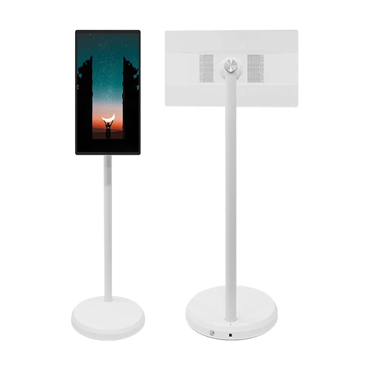 Bathroom Viewing Android 12 4Gb+64Gb Jcpc Bestietv Free Touch Screen Stand Tv Follow By Me Advertising Lcd Screen