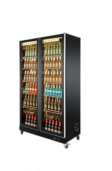 Wholesale home commercial use glass door beverage display coolers Fresh refrigerator Ice water cooler for sale