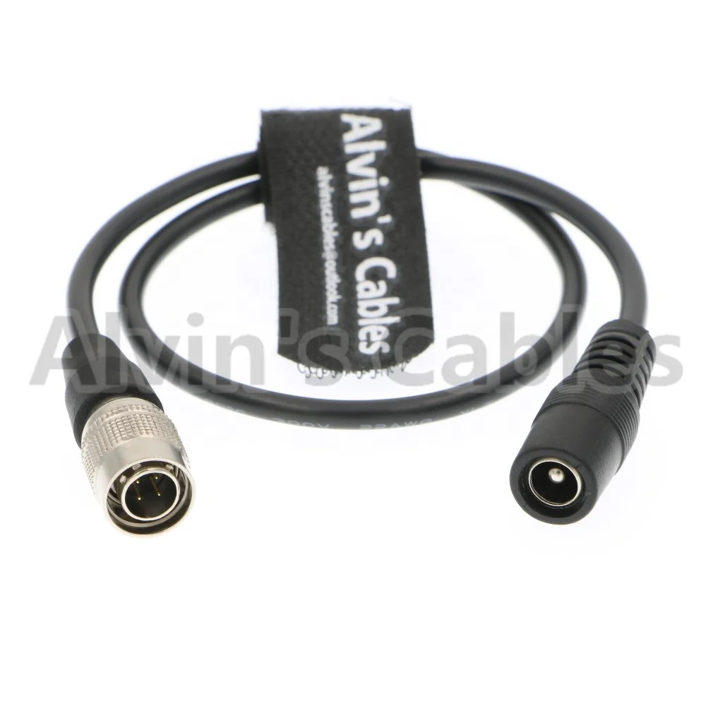 
Hirose 4 Pin Male to DC Female Cable for Sound Device ZAXCOM Blackmagic 