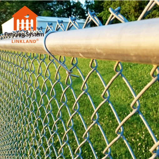 Wholesale galvanized diamond wire netting 8ft chain link fence pvc chain link fence for sale
