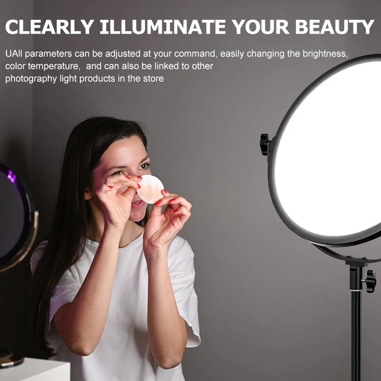 ZSYB PB-360Bi 60watt Mirror Shape Portable Photographic Lighting Led Photography Video Light For Tiktok YouTube