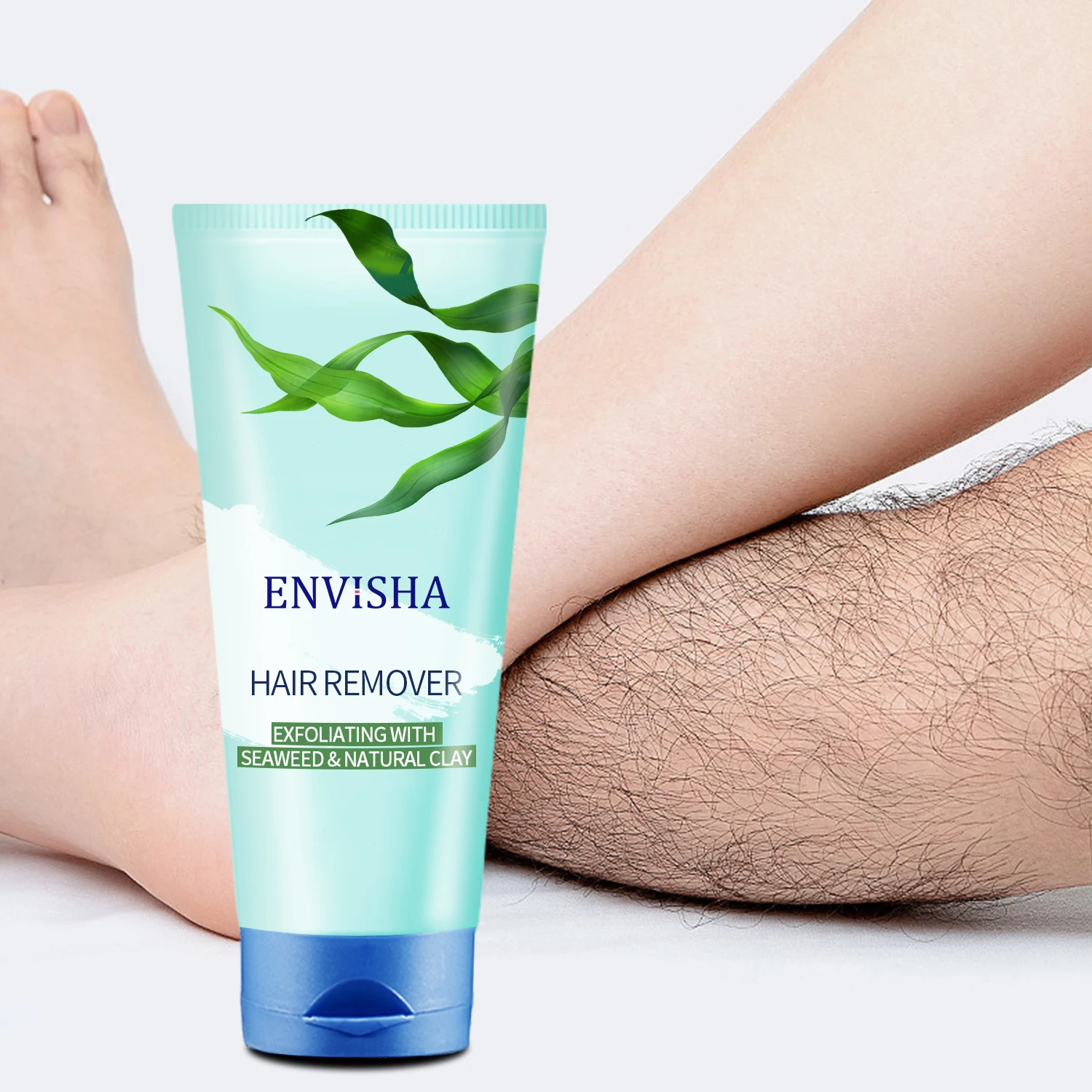 Deep Cleansing Hair Removal Butter Clay Mask Leg Hair Remover Mask For Women Men Leg Arm Armpit Body