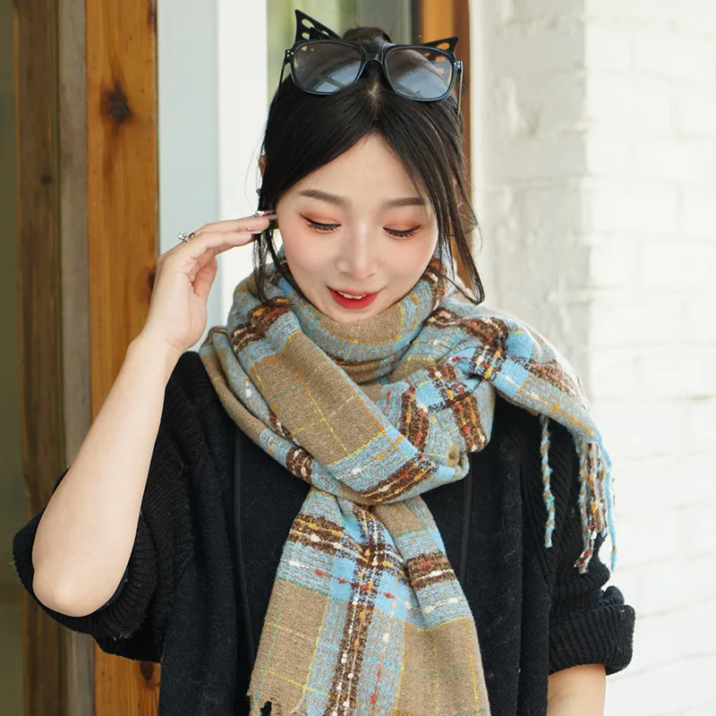 Wholesale Women Fashion Winter Warm Thick Scarf Korean Edition High Grade  Cashmere Women Scarf