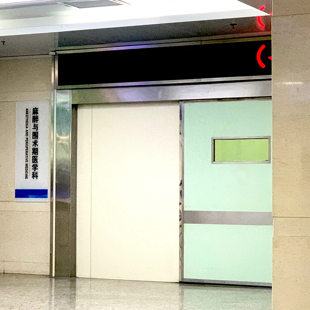 Professional Best Selling Hospital Doors Air Tight Electric Sliding Door Direct Sales Low Price Clean Room Steel Door