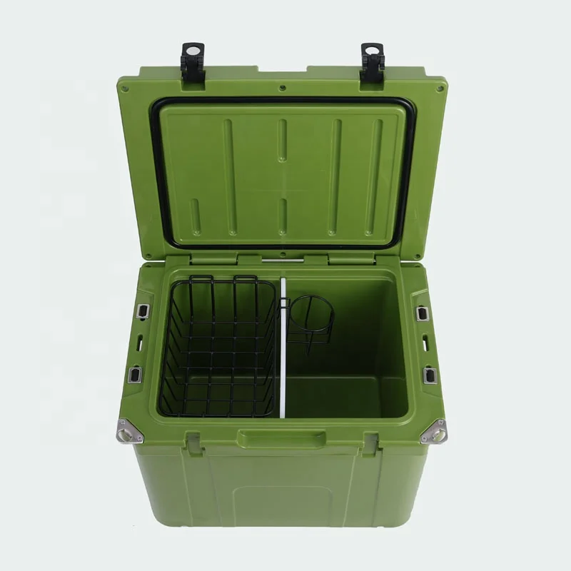 fishing ice box water sport heavy duty waterproof jet ski cooler with fishing rod holder