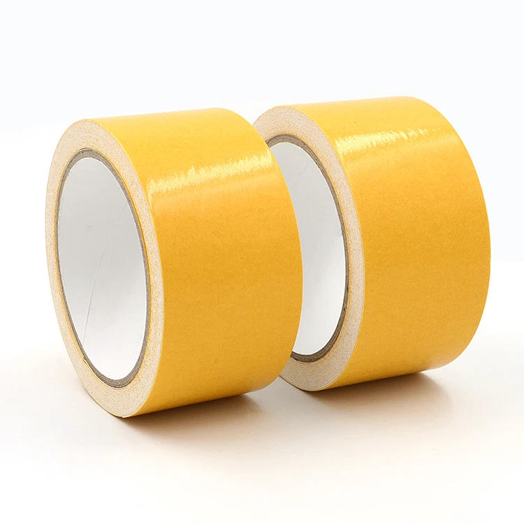 Waterproof Repair Hot Melt Double Sided Adhesive Fabric Yellow Exhibition Cloth Tape