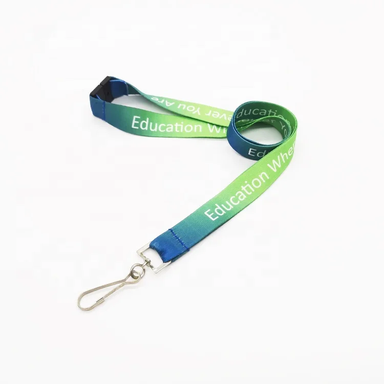 Lanyard Factory Direct Sales heat transfer Lanyards Breakaway Clip With Logo