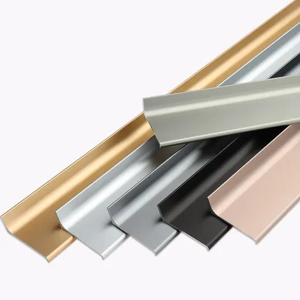 Customized Waterproof Aluminum Baseboard 40mm 60mm 80mm 100mm Skirting Board