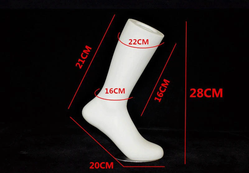 Female Size Anklet Display Lady Plastic Female Foot Mannequin Display Shoes Foot Mannequin for Socks
