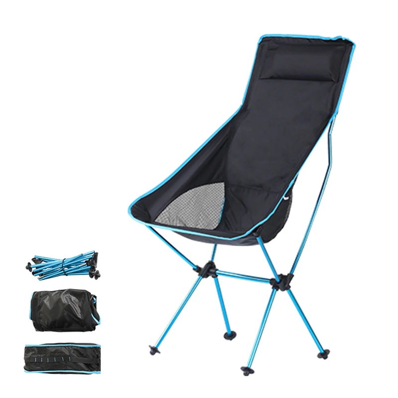 Portable Foldable Leisure Travel Lawn Fishing Picnic Beach Outdoor Ground Camping Ultralight Folding Chair