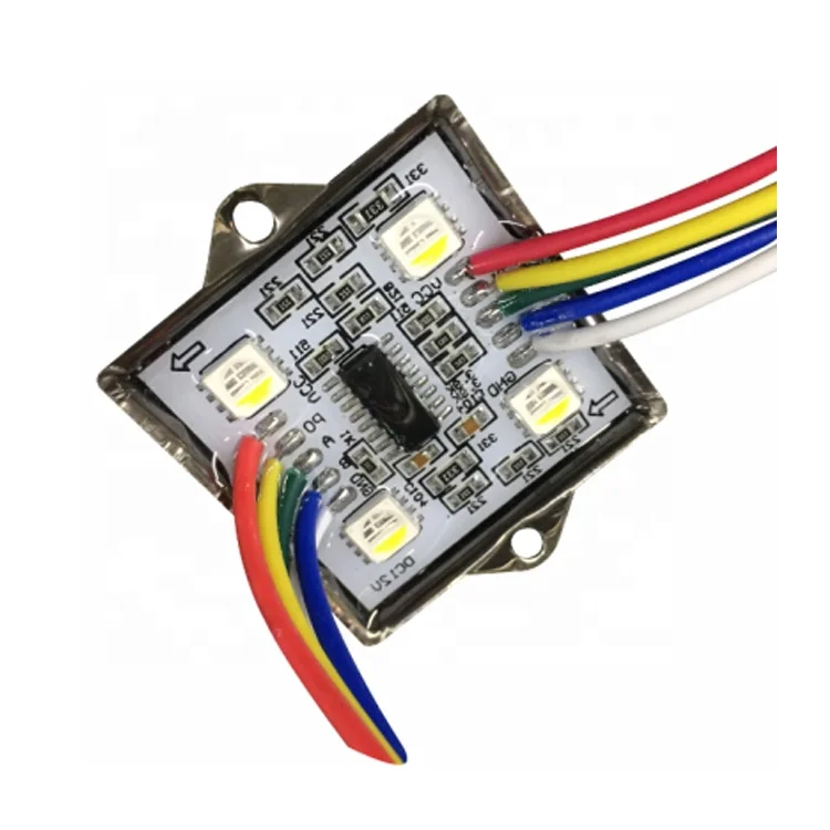 12V 24V WS2811 WS2801 DMX512 RGB RGBW цифровой SPI пиксельный точечный свет адресуемый DMX светодиодный модуль