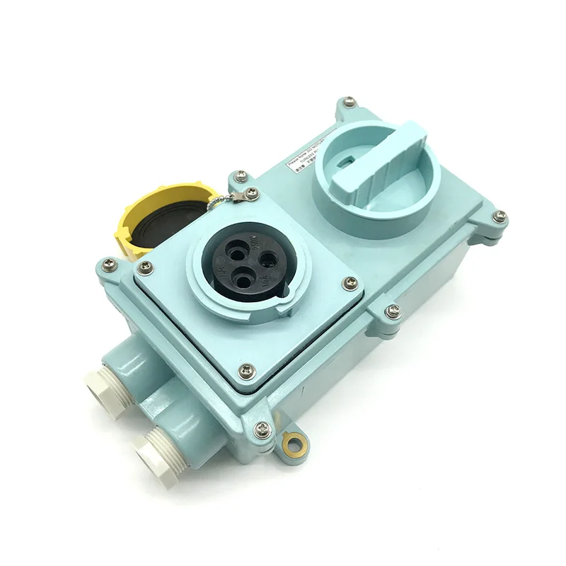 IMPA 792771 Plastic Electric Switch Socket 100-130V 16A 2P+E MarineReceptacle With Lock