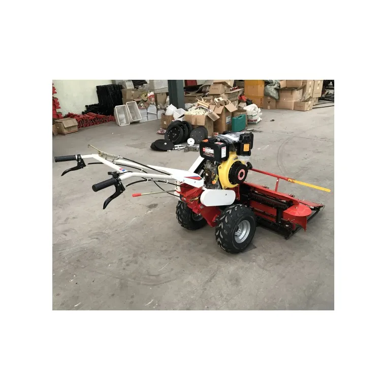 world harvester part Walking Tractor Type small wheat cutting machine rice reaper price in india